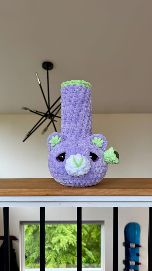 Lavender Matcha Bear Bong - Medium